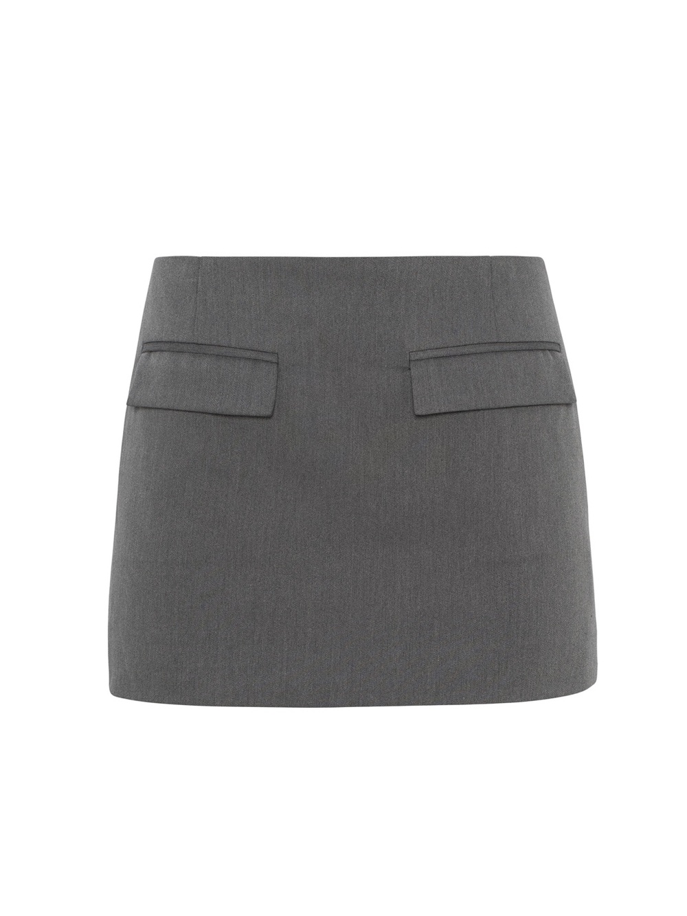 GIRL CRUSH Grey Work Mini Skirt